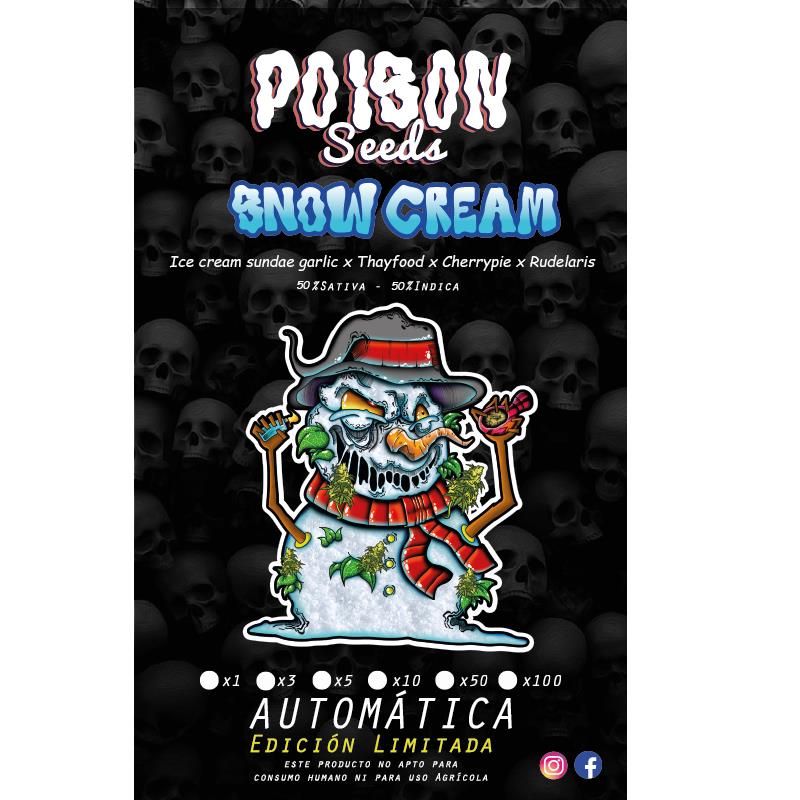 POISON SEEDS SNOW CREAM AUTO 3UDS