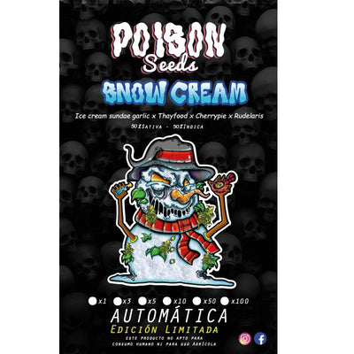 POISON SEEDS SNOW CREAM AUTO 3UDS