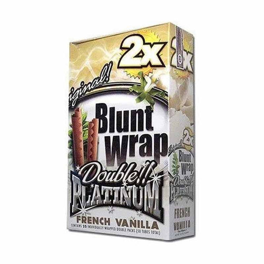 BLUNT WRAP PLATINUM FRENCH VANILLA 25UDS