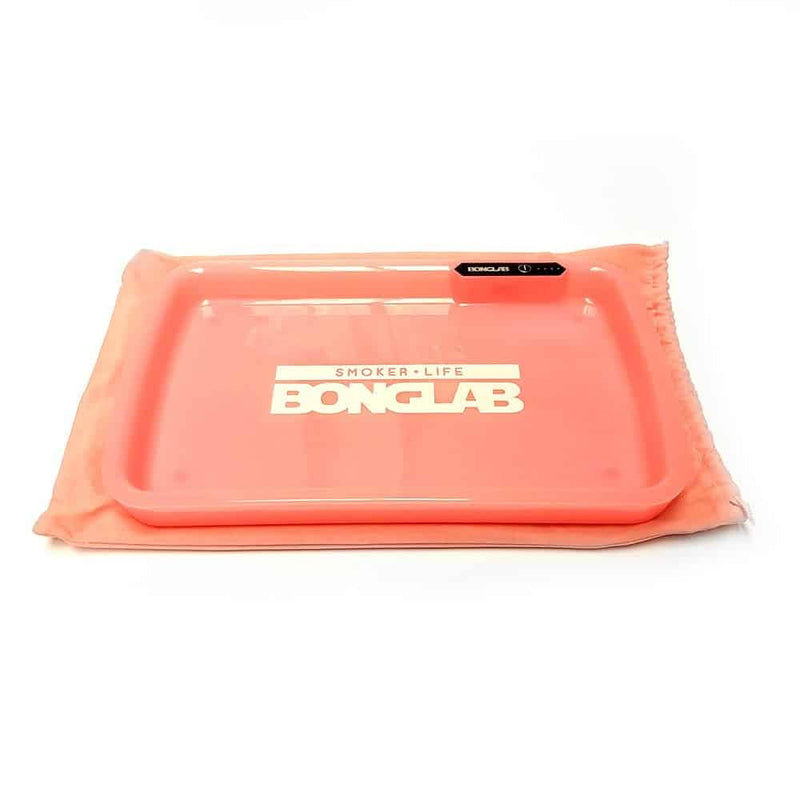NEON TRAY BANDEJA ENROLADO LED ROSADA-BONGLAB (DS)