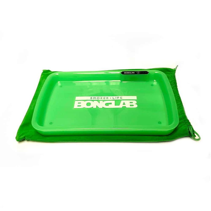 NEON TRAY BANDEJA ENROLADO LED VERDE-BONGLAB (DS)
