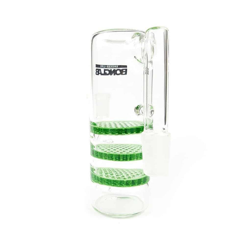 ATRAPA CENIZA PANAL TRIPLE GREEN 18MM-BONGLAB (DS)