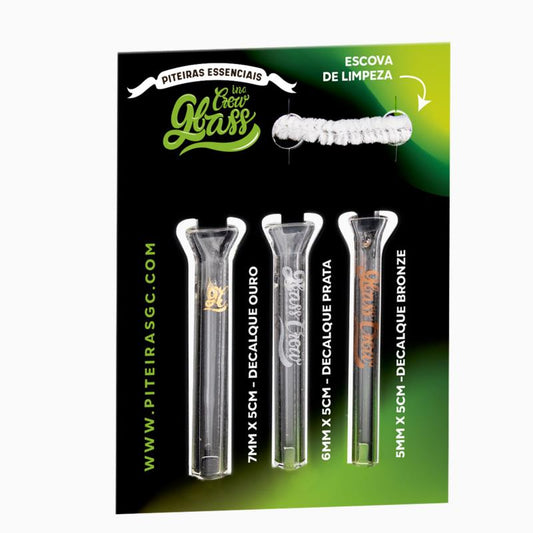 O DRAGAO PITEIRA 7UDS GLASS CREW