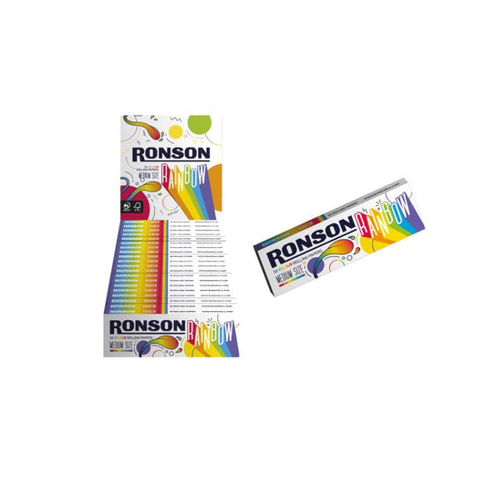 RONSON PAPEL RAINBOW 25UDS