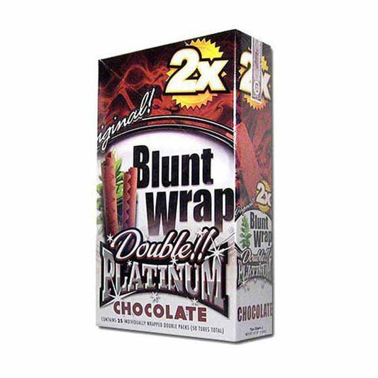 BLUNT WRAP PLATINUM CHOCOLATE 25UDS