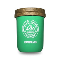 JAR VERDE 8OZ-BONGLAB RE: STASH (DS)
