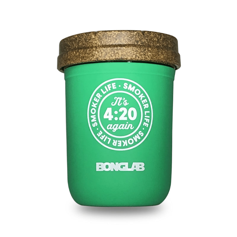 JAR VERDE 8OZ-BONGLAB RE: STASH (DS)