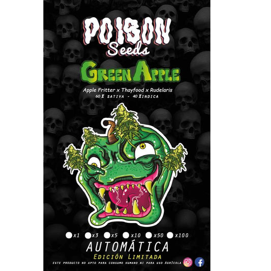 POISON SEEDS GREEN APPLE AUTO 3UDS