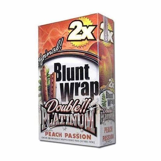 BLUNT WRAP PLATINUM PEACH PASSION 25UDS