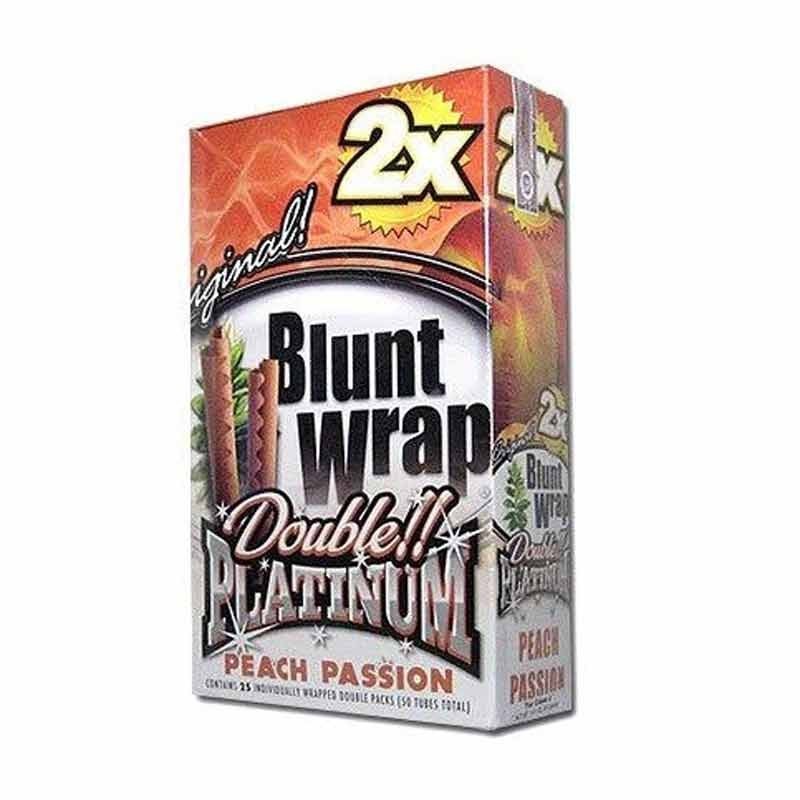 BLUNT WRAP PLATINUM PEACH PASSION 25UDS