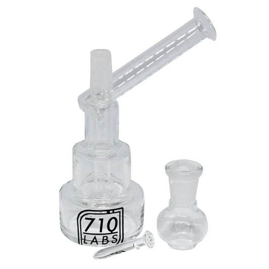 BONG SHOWERHEAD TORTA 12CM MACHO 14MM 710 LABS