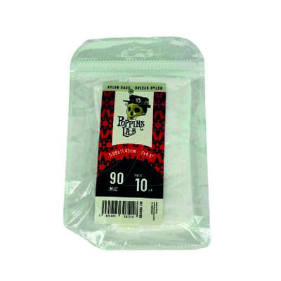 NYLON BAGS 90 MICRAS 5X11CM 10UDS POPPINS LAB