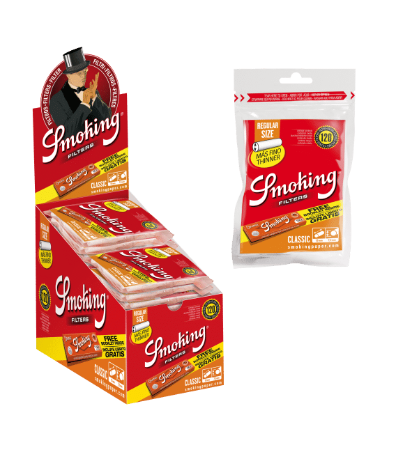 FILTRO REGULAR CLASSIC ORANGE 100-SMOKING (DS)