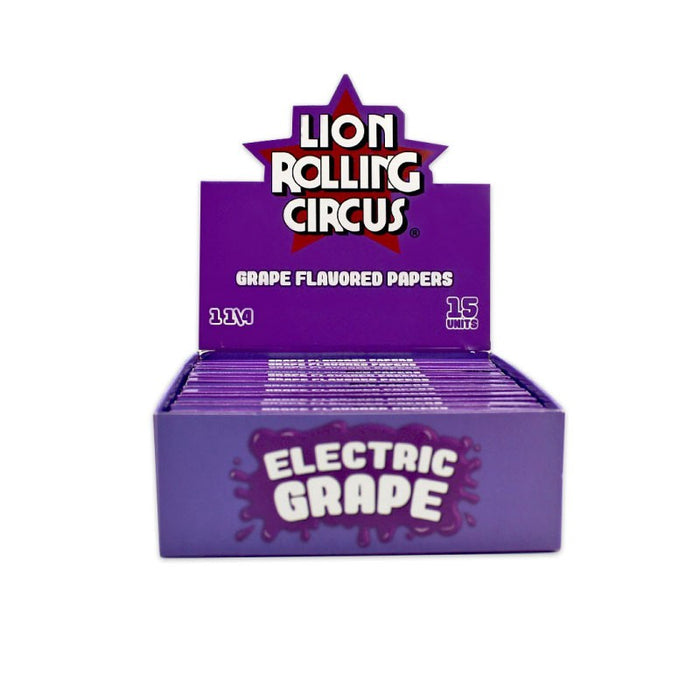 LRC PAPEL FLAVOUR 1 1/4 ELECTRIC GRAPE 15UDS