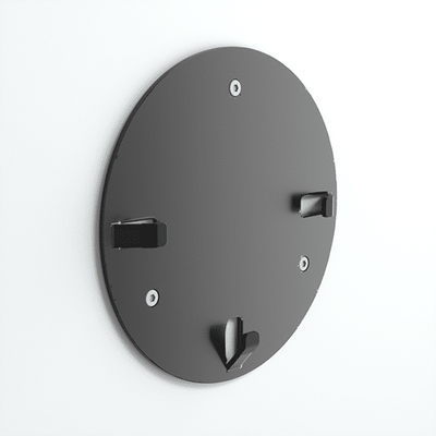 WALL MOUNT BLACK-STUNDENGLASS (DS)