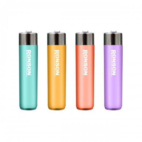 ENCENDEDOR RONSON REDONDO SOLIDO SURTIDO 16UDS