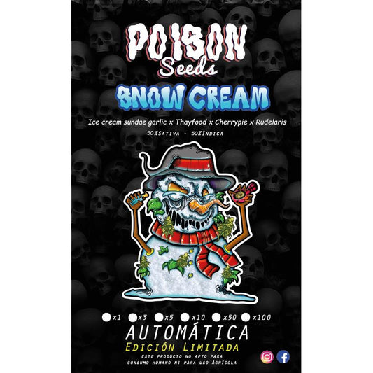 POISON SEEDS SNOW CREAM AUTO 50UDS