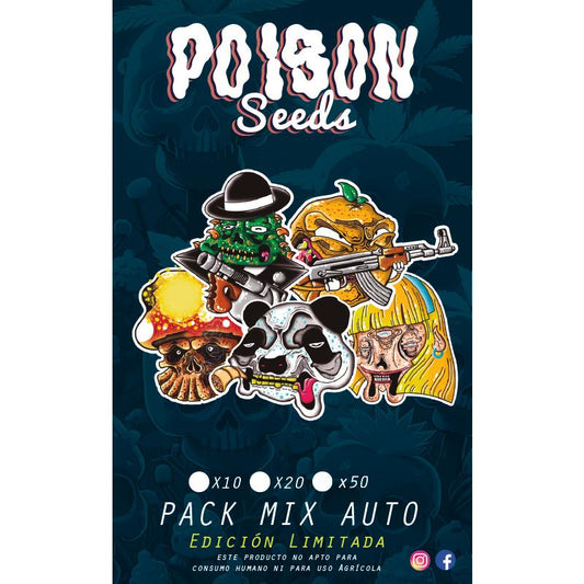 POISON SEEDS PACK MIX AUTO 50UDS