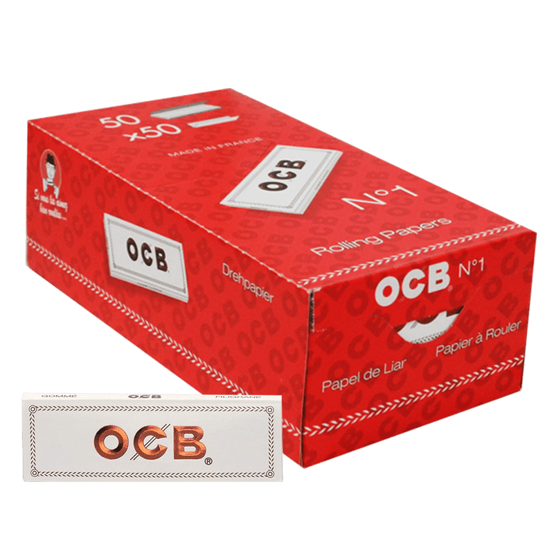 PAPELILLO BLANCO DISPLAY 50U 5CM-OCB (DS)