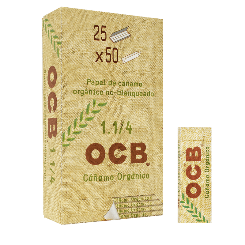 PAPELILLO ORGANICO DE CAÑAMO DISPLAY 25U 1.25-OCB (DS)