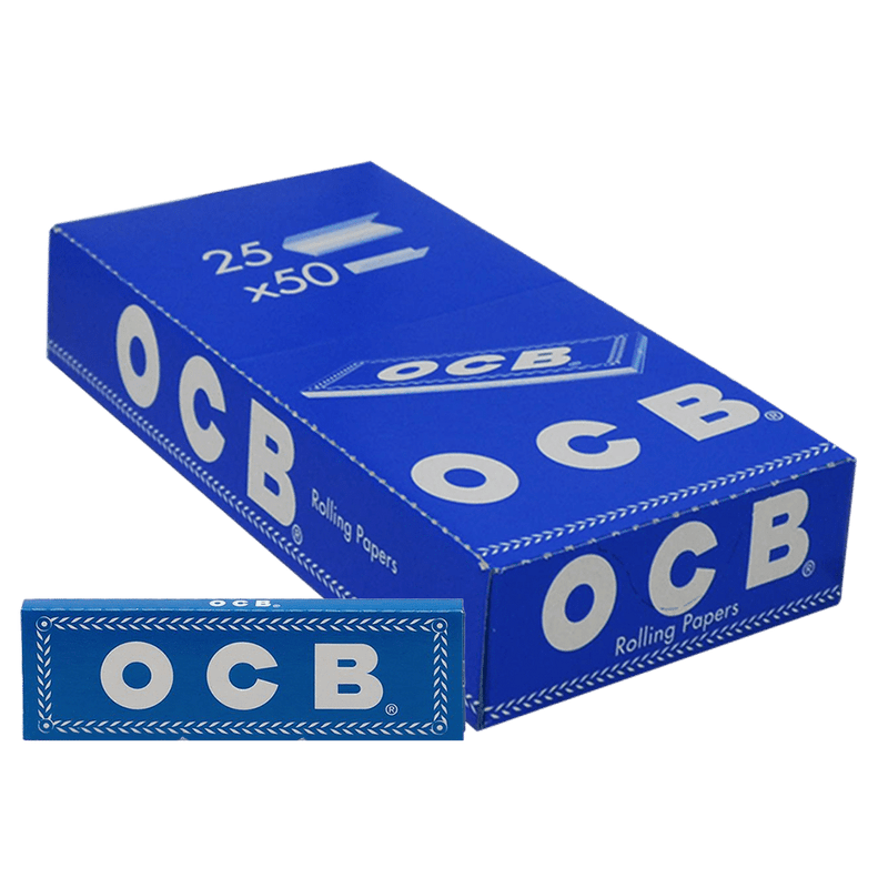 PAPELILLO AZUL SIMPLE DISPLAY 25U 1-OCB (DS)