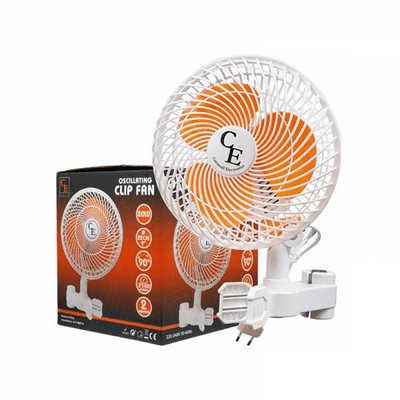 VENTILADOR DE PINZA OSCILANTE 20W-CORNWALL ELECTRONIC (DS)