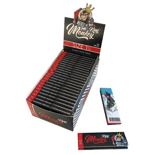 PAPEL 1 1/4 BLANCO 50UDS MONKEY KING