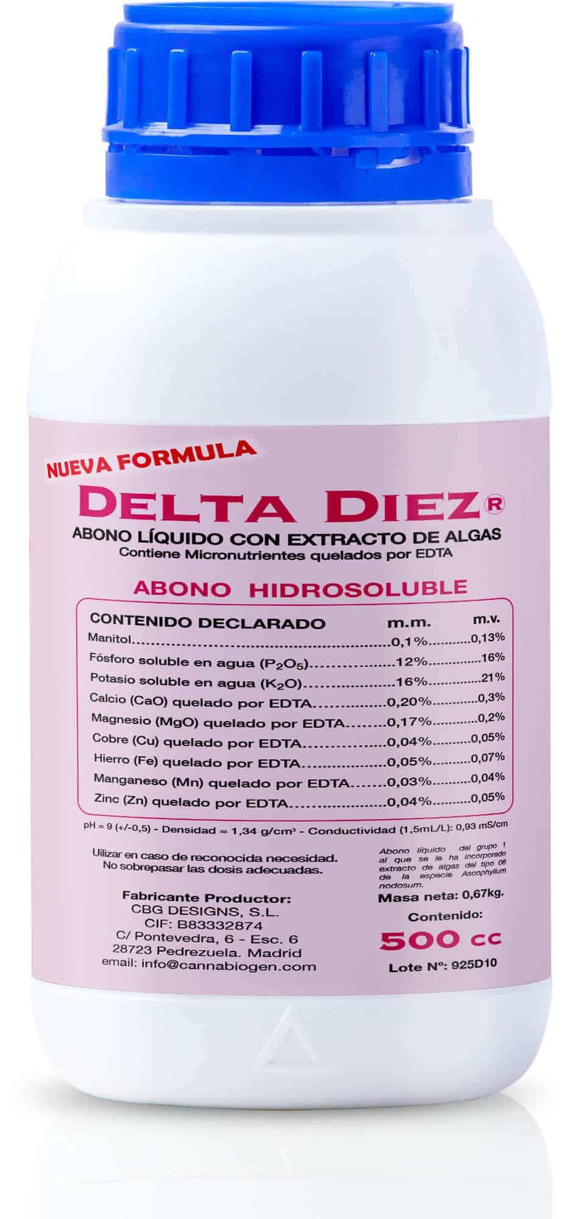 DELTA 10 500ML-CBG (DS)