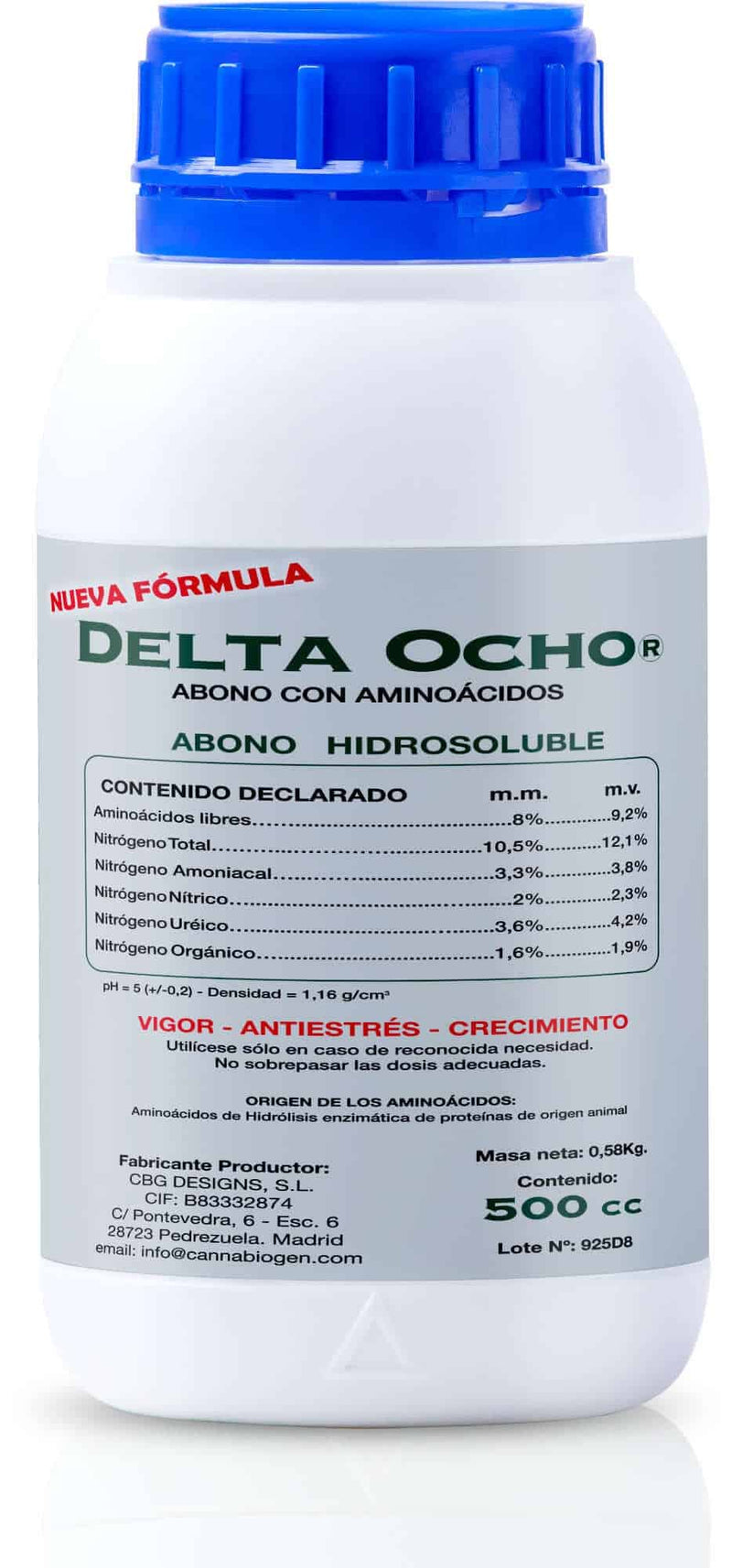 DELTA 8 500ML-CBG (DS)