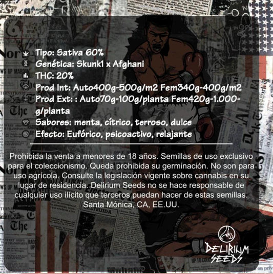 DELIRIUM SEEDS SKUNK POP CULTURE AUTO 4UDS