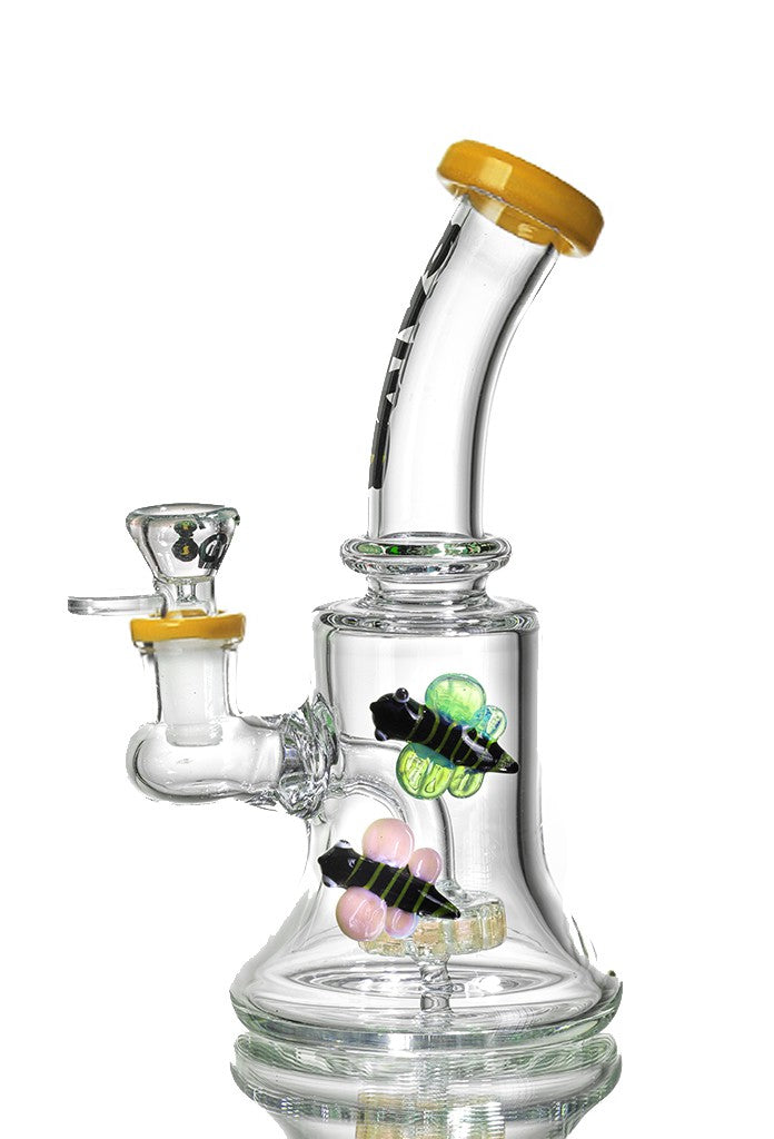 BEE RIG LITE YELLOW 19CM CALVO GLASS