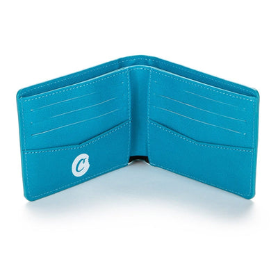 BILLETERA DE ECOCUERO TEXTURIZADO BLUE-COOKIES (DS)