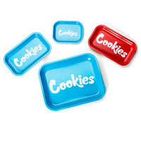 METAL ROLLING TRAY BLUE SMALL-COOKIES (DS)