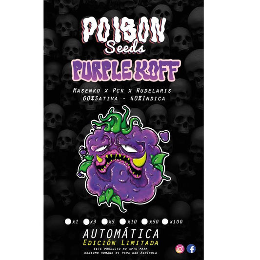 POISON SEEDS PURPLE KOFF AUTO 100UDS