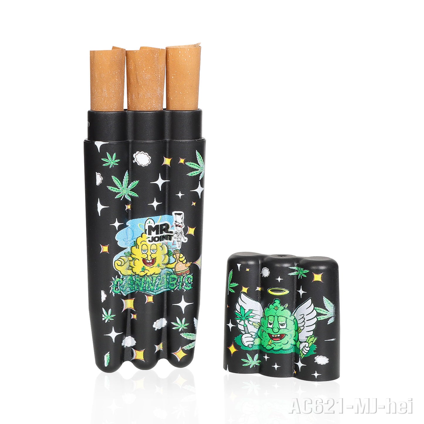 Contenedor 3 Preroll Plastico (Mr. Joint)