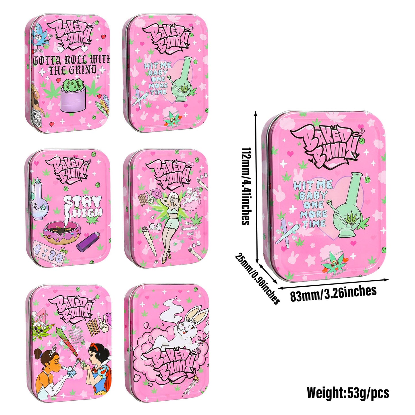 Lata Metal Pink (Baked Bunny)