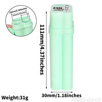 Contenedor 2 Preroll + porta encendedor Plastico (Mr Joint)