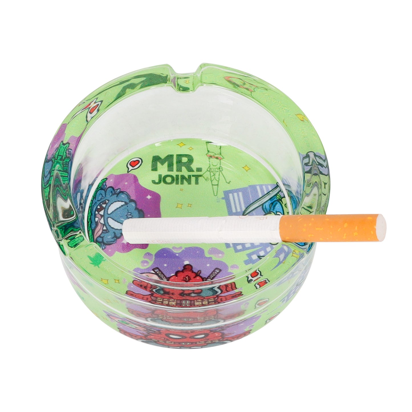 Cenicero Redondo (Mr Joint) vidrio 85mm