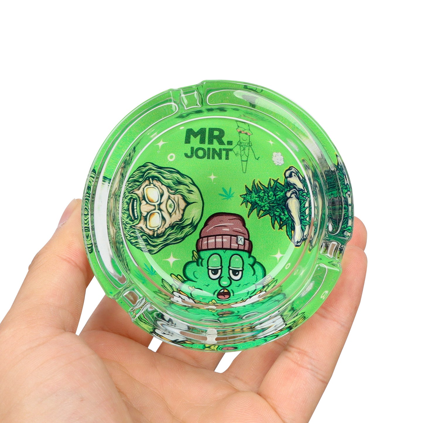 Cenicero Redondo (Mr Joint) vidrio 85mm