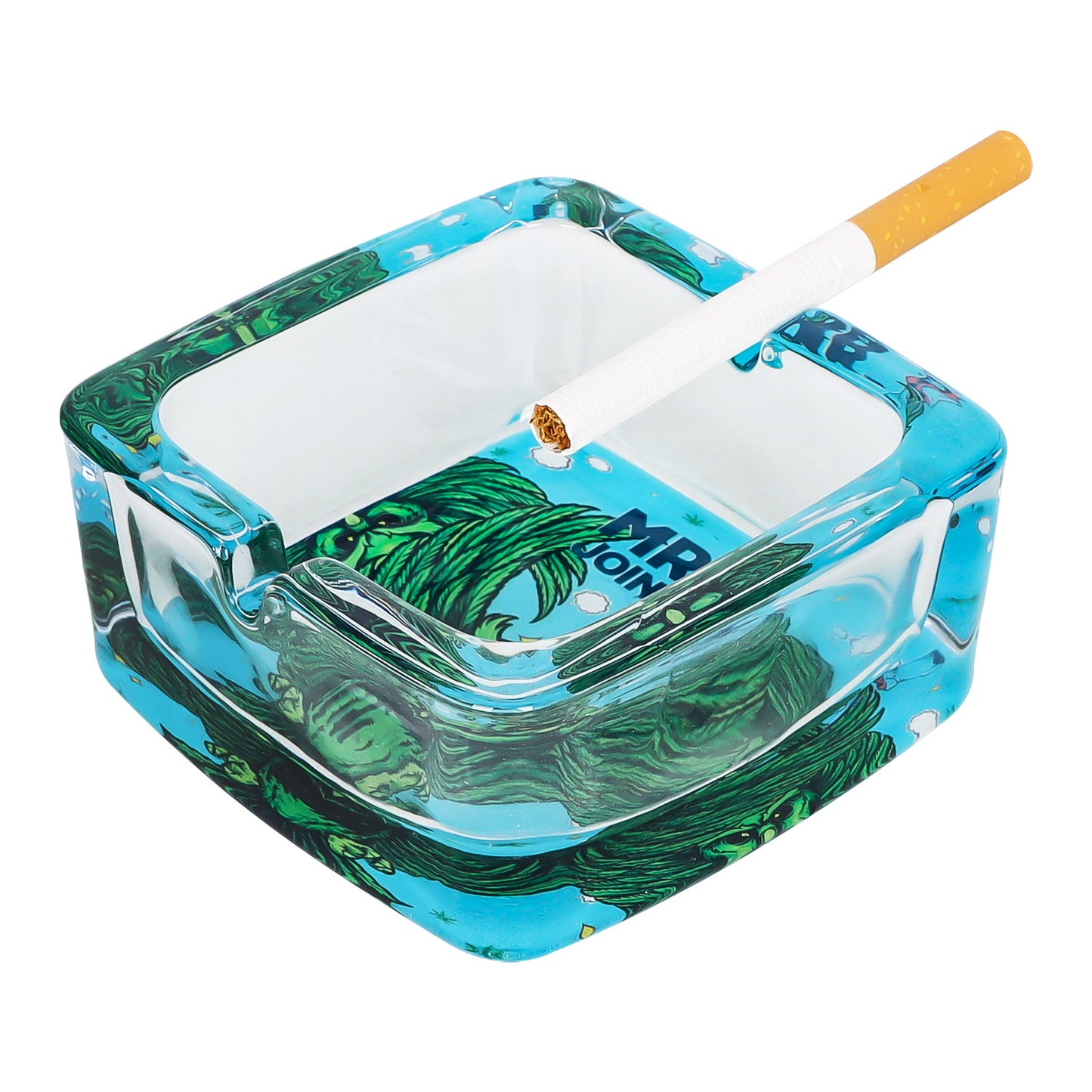 Cenicero Cuadrado (Mr Joint) vidrio 90mm