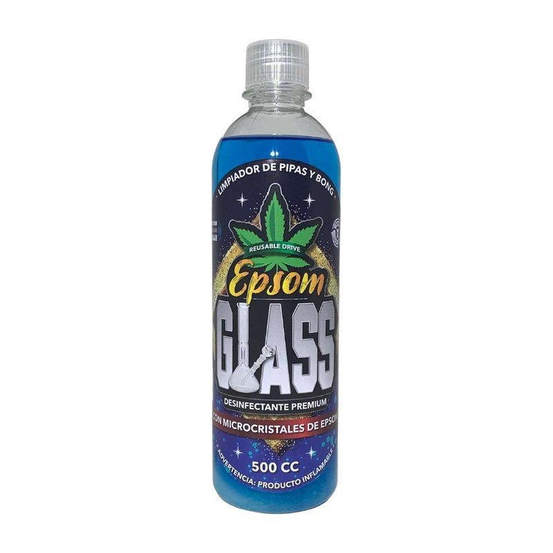 LIMPIADOR BONG EPSOM GLASS 500CC PRO ESSENCE