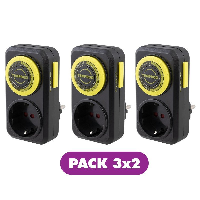 TIMER TEMPRO ANALOGO GARDEN HIGHPRO 3X2