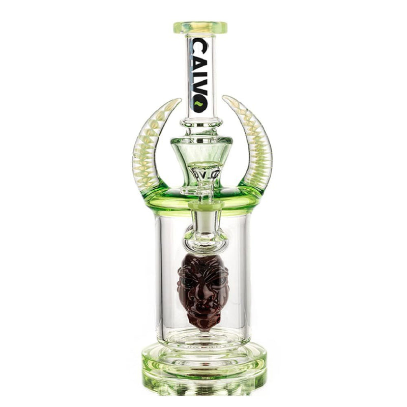 SPACE OPERA WATERPIPE GREEN 30CM CALVO GLASS