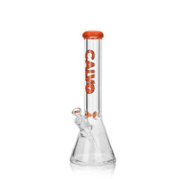 BEAKER 35CM 9MM PREMIUM ORANGE CALVO GLASS