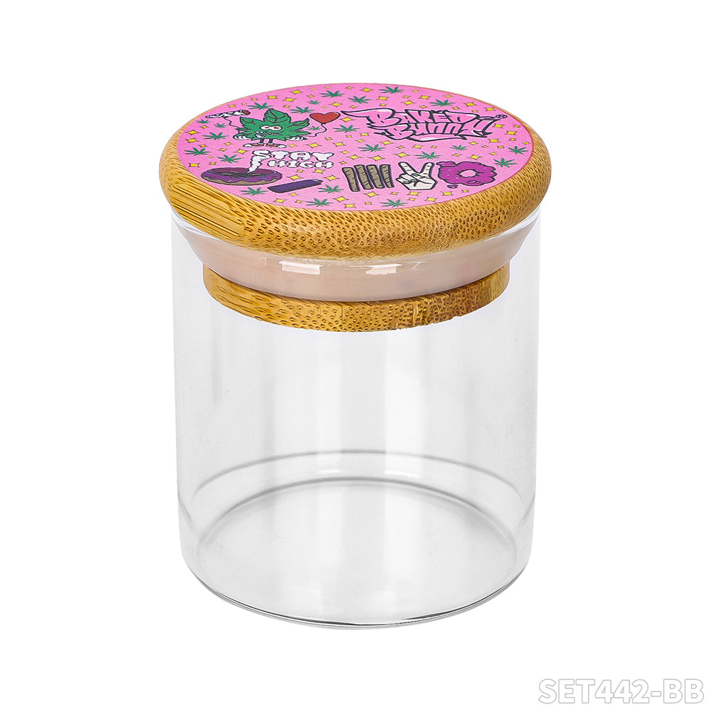 Kit Pink (Baked Bunny) bong + 7 accesorios