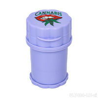 Grinder Plastico Purple (Lady Hornet) con contenedor