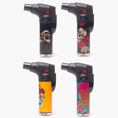 BERNIE SKULL & ROSES SOPLETE 4 MODELOS SPECIAL BLU