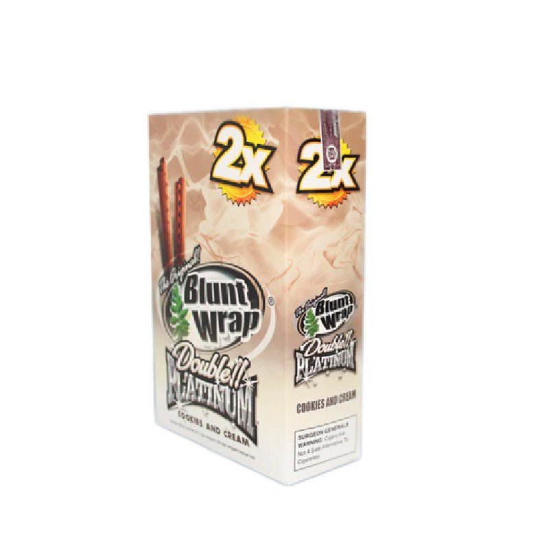 BLUNT WRAP PLATINUM COOKIES AND CREAM 25UDS