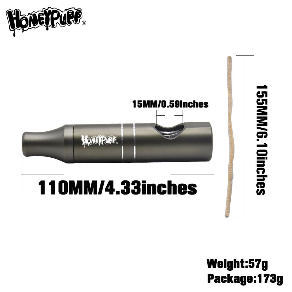 Pipa Aluminio Tubo Vidrio