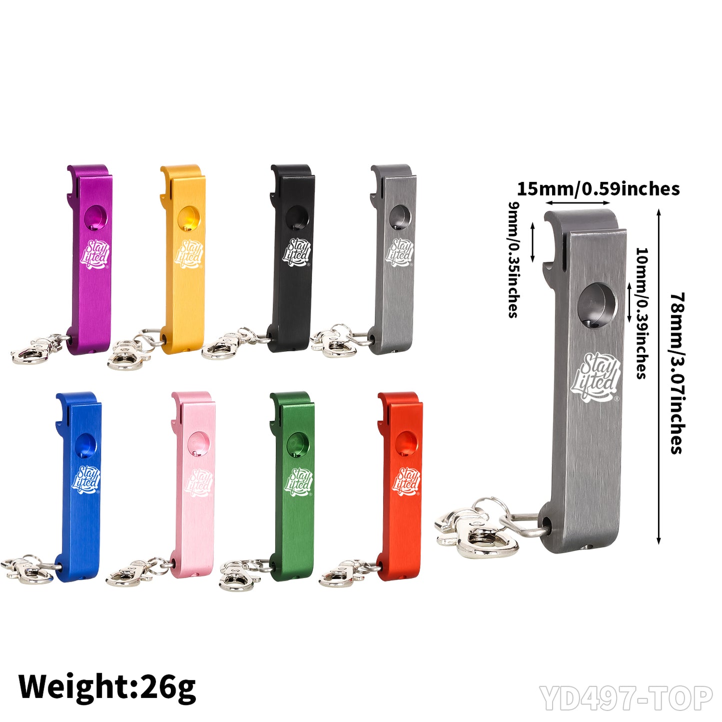 Pipa Destapador Alumino (Toppuff)